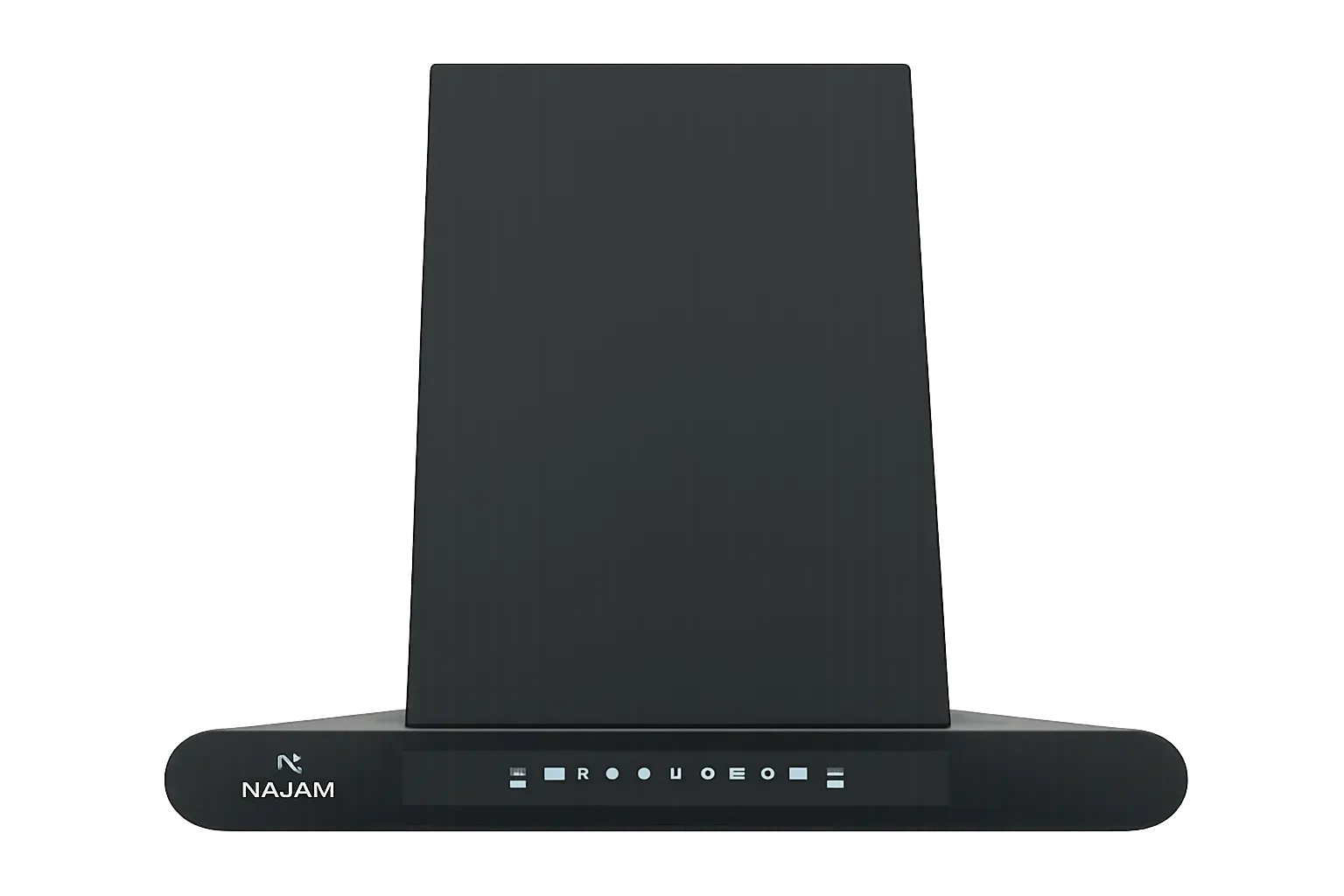 Zen series chimney, matte black — body and control panel